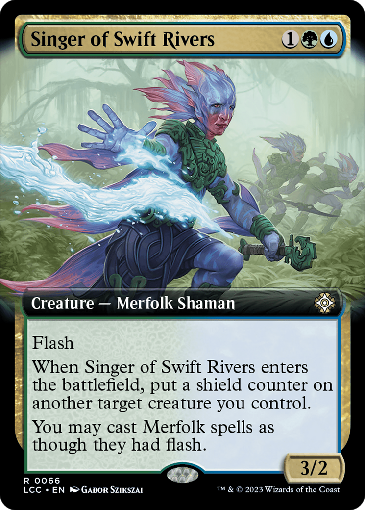 Singer of Swift Rivers (Extended Art) [The Lost Caverns of Ixalan Commander] | Galactic Gamez