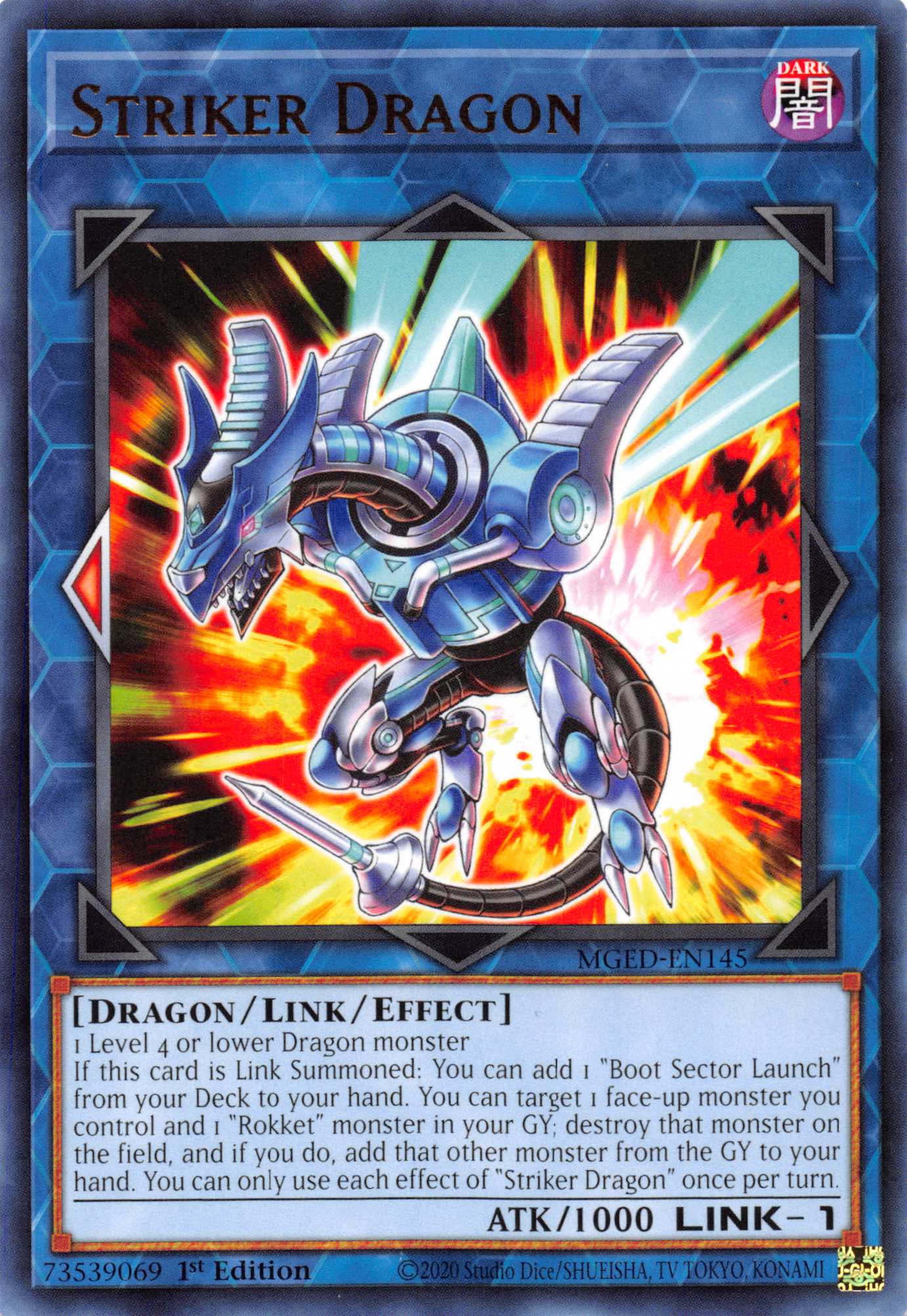 Striker Dragon [MGED-EN145] Rare | Galactic Gamez