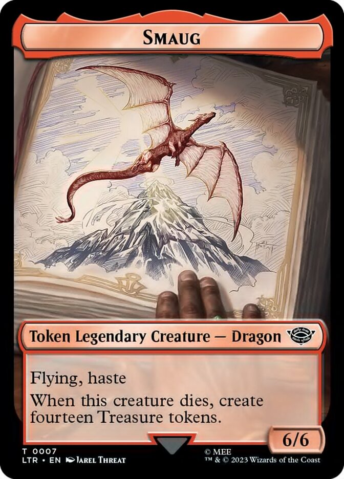 Smaug Token [The Lord of the Rings: Tales of Middle-Earth Tokens] | Galactic Gamez