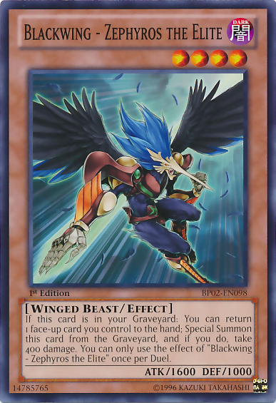 Blackwing - Zephyros the Elite [BP02-EN098] Mosaic Rare | Galactic Gamez