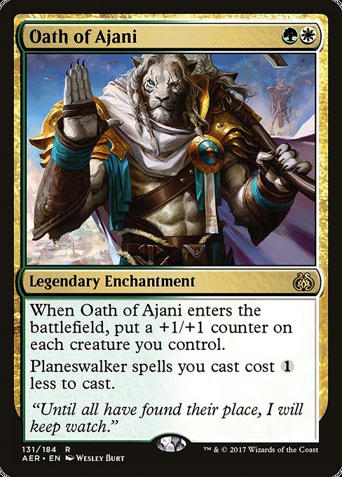 Oath of Ajani [Aether Revolt] | Galactic Gamez