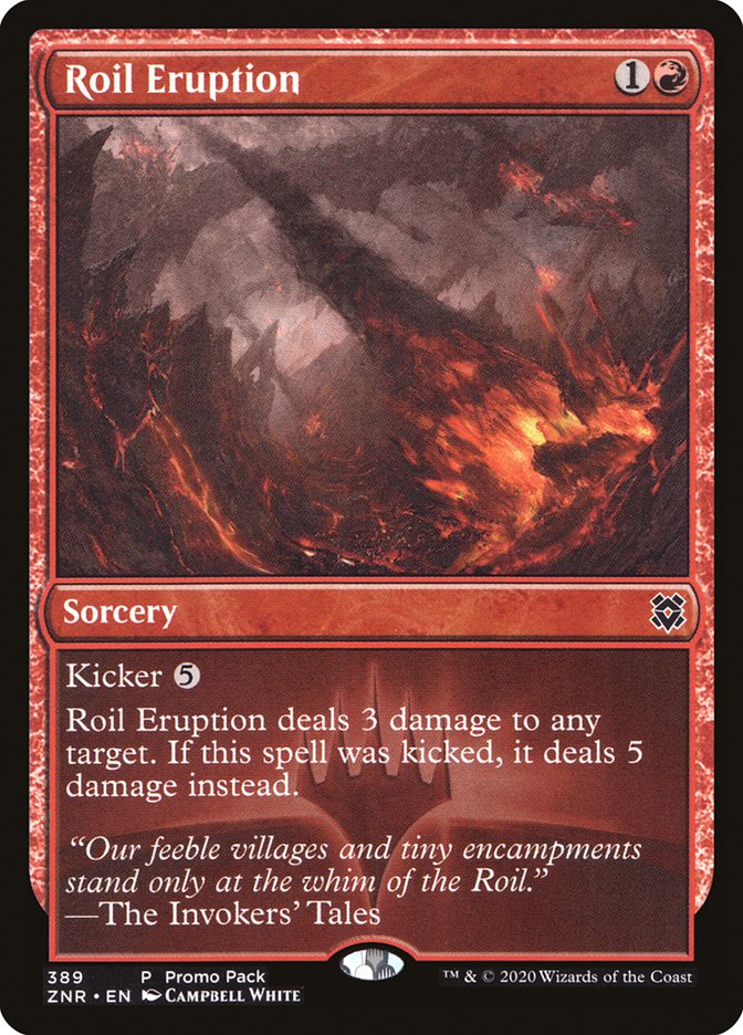 Roil Eruption (Promo Pack) [Zendikar Rising Promos] | Galactic Gamez