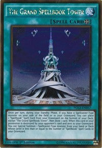 The Grand Spellbook Tower [PGL2-EN057] Gold Rare | Galactic Gamez