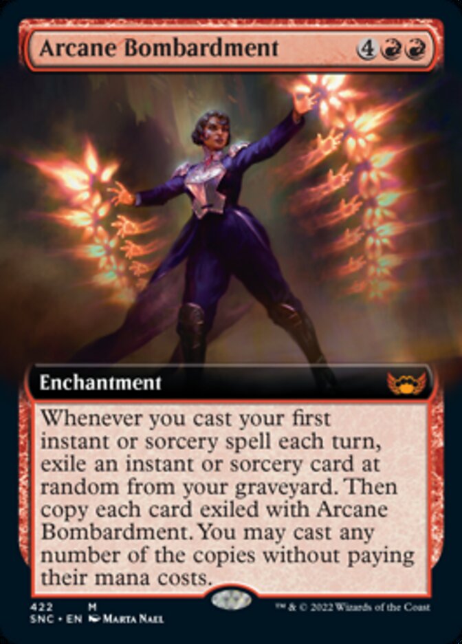 Arcane Bombardment (Extended Art) [Streets of New Capenna] | Galactic Gamez