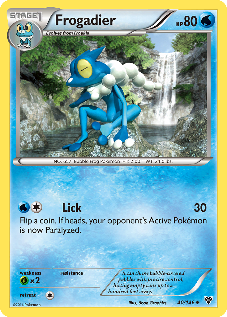 Frogadier (40/146) [XY: Base Set] | Galactic Gamez