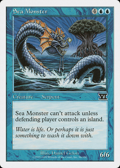 Sea Monster [Classic Sixth Edition] | Galactic Gamez