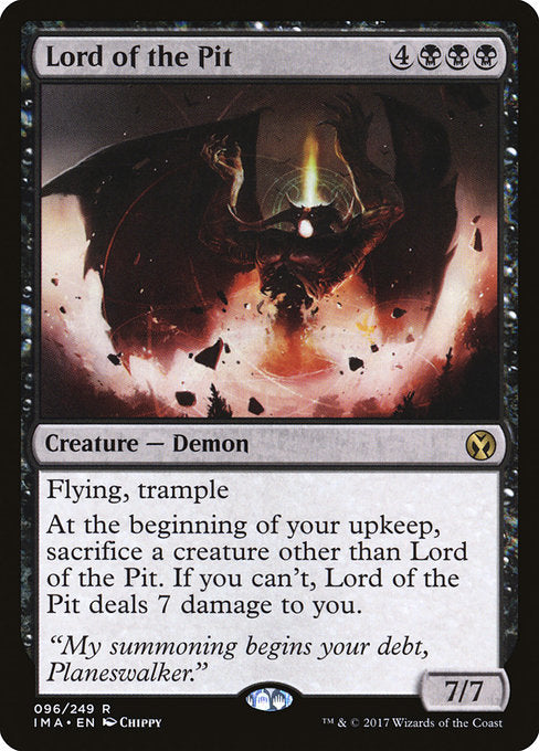 Lord of the Pit [Iconic Masters] | Galactic Gamez
