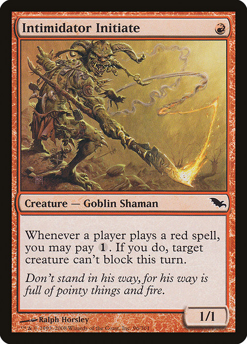 Intimidator Initiate [Shadowmoor] | Galactic Gamez