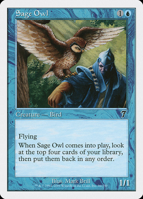 Sage Owl [Seventh Edition] | Galactic Gamez