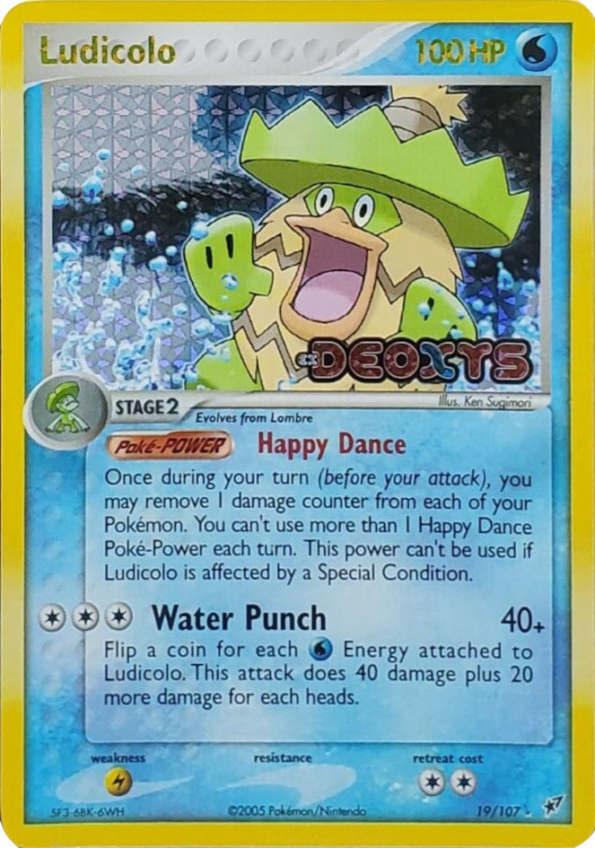 Ludicolo (19/107) (Stamped) [EX: Deoxys] | Galactic Gamez