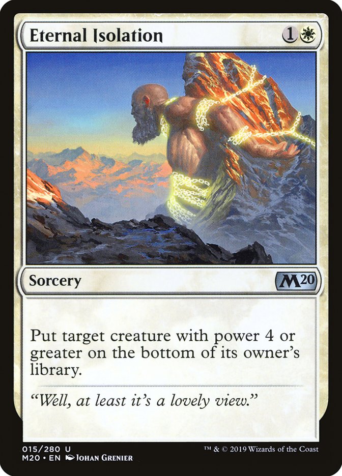 Eternal Isolation [Core Set 2020] | Galactic Gamez