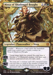 Nissa of Shadowed Boughs (Borderless) [Zendikar Rising] | Galactic Gamez