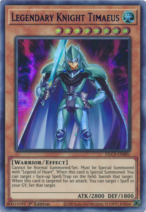 Legendary Knight Timaeus (Purple) [DLCS-EN001] Ultra Rare | Galactic Gamez