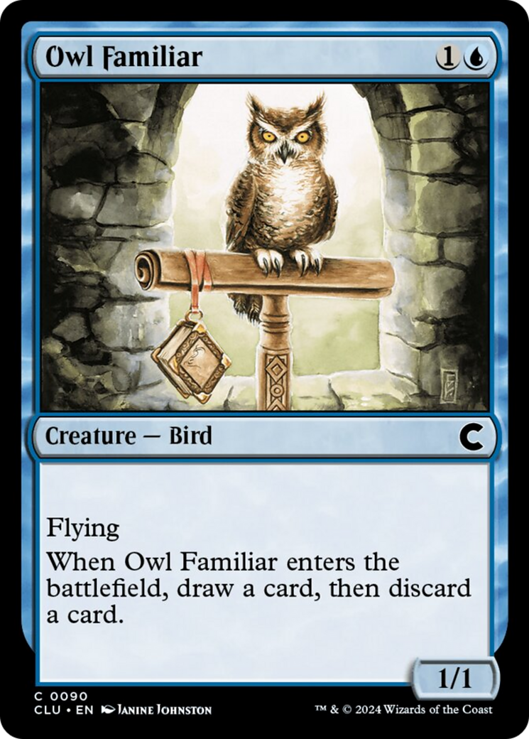 Owl Familiar [Ravnica: Clue Edition] | Galactic Gamez