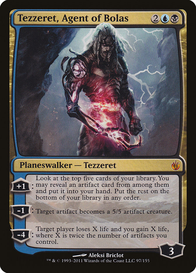 Tezzeret, Agent of Bolas [Mirrodin Besieged] | Galactic Gamez