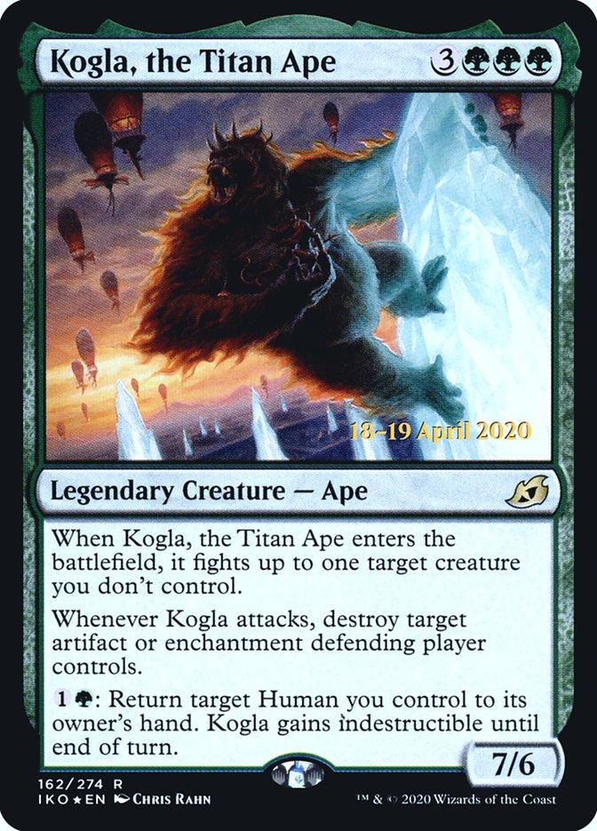 Kogla, the Titan Ape  [Ikoria: Lair of Behemoths Prerelease Promos] | Galactic Gamez