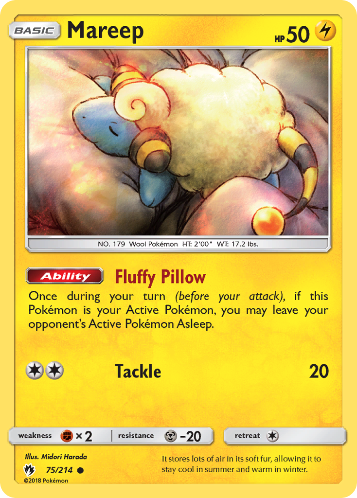 Mareep (75/214) [Sun & Moon: Lost Thunder] | Galactic Gamez