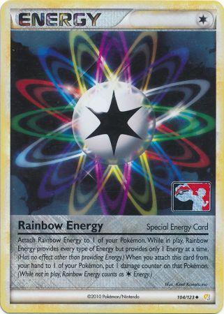 Rainbow Energy (104/123) (League Promo) [HeartGold & SoulSilver: Base Set] | Galactic Gamez