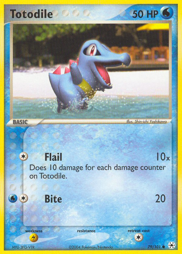 Totodile (79/101) [EX: Hidden Legends] | Galactic Gamez