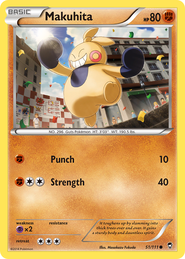 Makuhita (51/111) [XY: Furious Fists] | Galactic Gamez