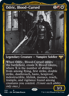 Odric, Blood-Cursed [Innistrad: Double Feature] | Galactic Gamez