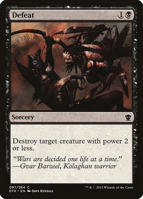 Defeat [Dragons of Tarkir] | Galactic Gamez