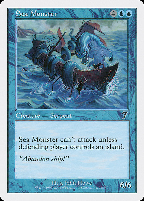 Sea Monster [Seventh Edition] | Galactic Gamez