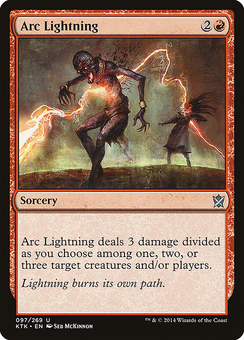 Arc Lightning [Khans of Tarkir] | Galactic Gamez