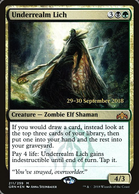 Underrealm Lich [Guilds of Ravnica Promos] | Galactic Gamez