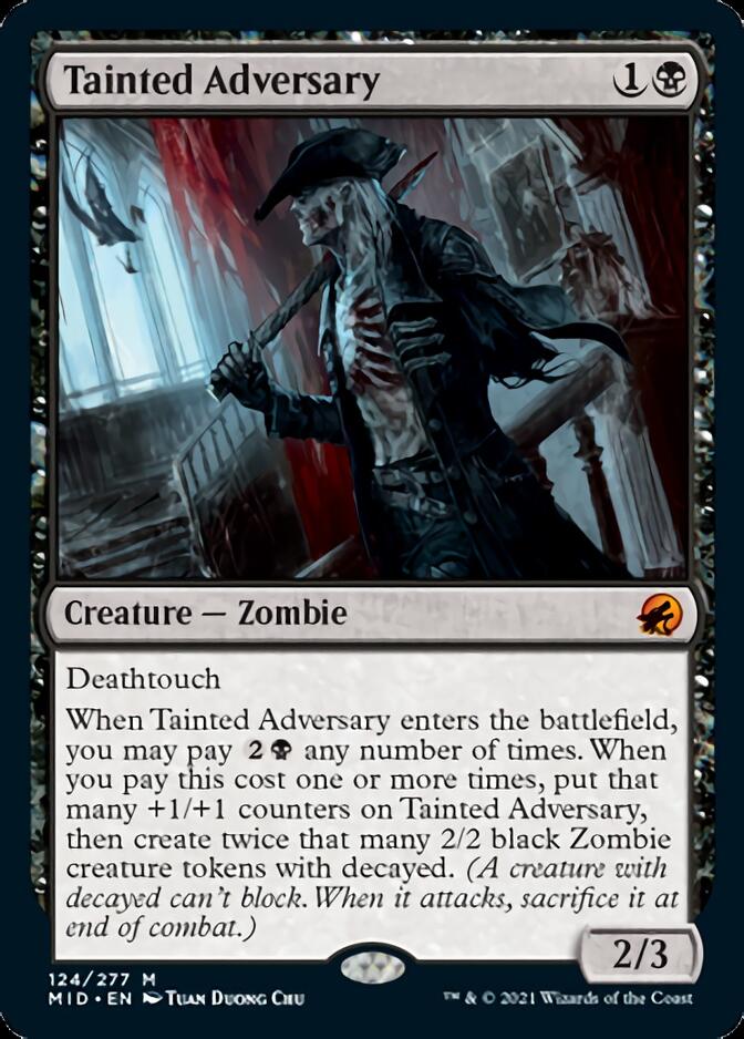 Tainted Adversary [Innistrad: Midnight Hunt] | Galactic Gamez