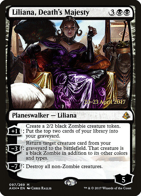 Liliana, Death's Majesty [Amonkhet Promos] | Galactic Gamez