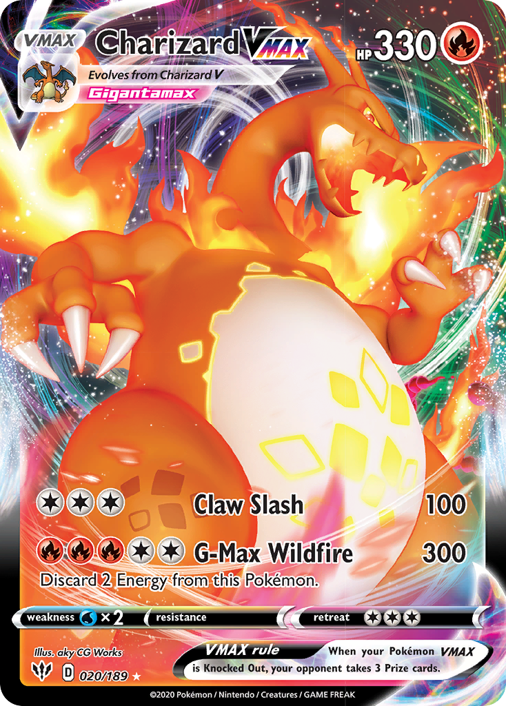 Charizard VMAX (020/189) [Sword & Shield: Darkness Ablaze] | Galactic Gamez