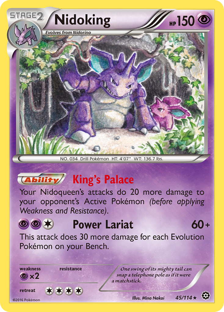 Nidoking (45/114) [XY: Steam Siege] | Galactic Gamez