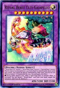 Ritual Beast Ulti-Gaiapelio [CROS-EN045] Ultra Rare | Galactic Gamez