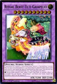 Ritual Beast Ulti-Gaiapelio (UTR) [CROS-EN045] Ultimate Rare | Galactic Gamez