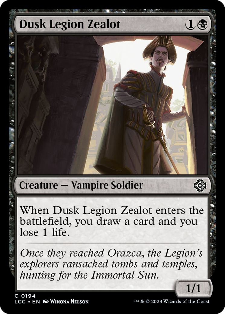 Dusk Legion Zealot [The Lost Caverns of Ixalan Commander] | Galactic Gamez