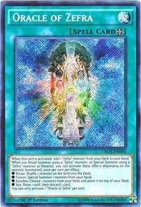 Oracle of Zefra [CROS-EN060] Secret Rare | Galactic Gamez