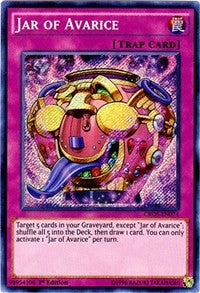 Jar of Avarice [CROS-EN074] Secret Rare | Galactic Gamez