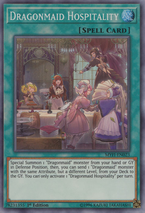 Dragonmaid Hospitality [MYFI-EN023] Super Rare | Galactic Gamez