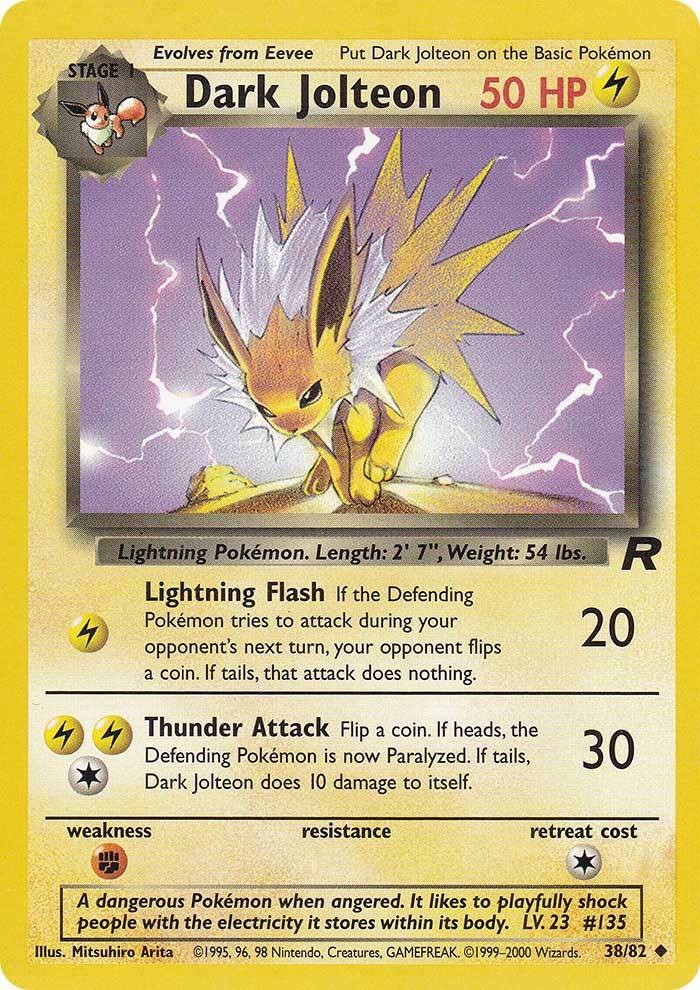 Dark Jolteon (38/82) [Team Rocket Unlimited] | Galactic Gamez