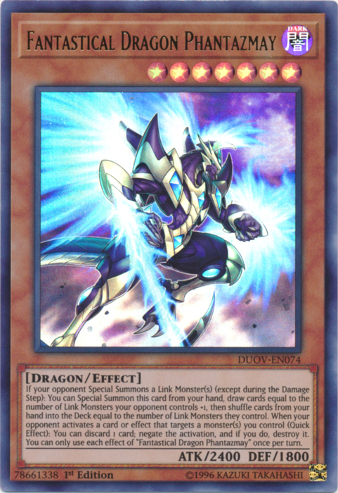 Fantastical Dragon Phantazmay [DUOV-EN074] Ultra Rare | Galactic Gamez