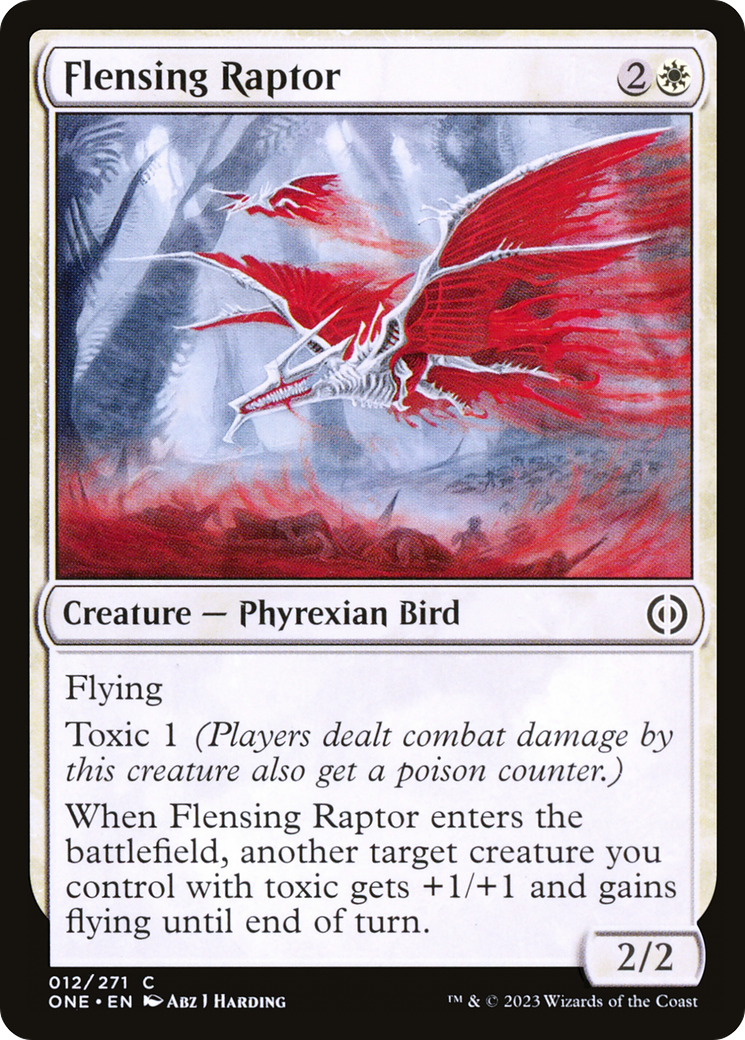 Flensing Raptor [Phyrexia: All Will Be One] | Galactic Gamez