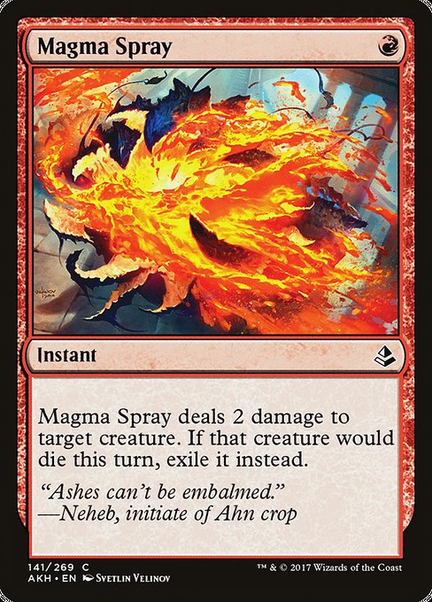 Magma Spray [Amonkhet] | Galactic Gamez