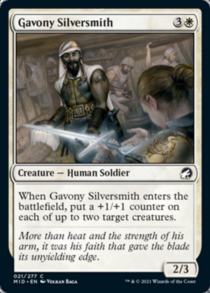 Gavony Silversmith [Innistrad: Midnight Hunt] | Galactic Gamez