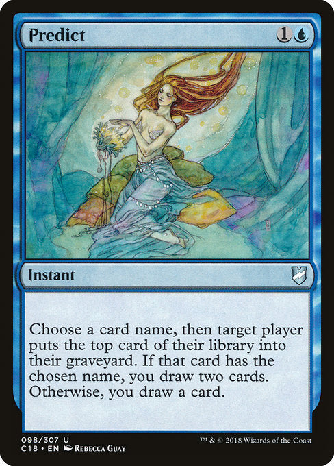 Predict [Commander 2018] | Galactic Gamez