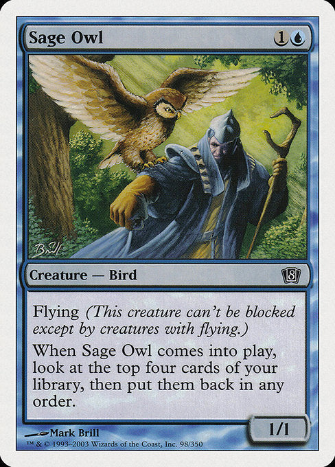 Sage Owl [Eighth Edition] | Galactic Gamez