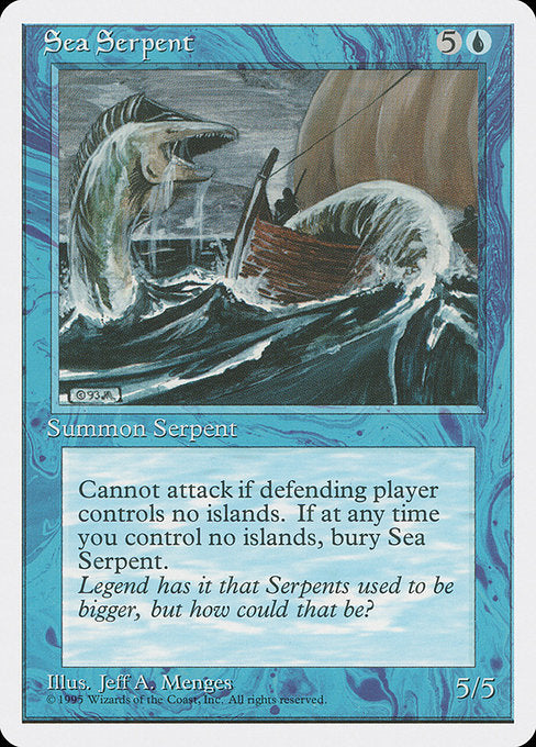 Sea Serpent [Fourth Edition] | Galactic Gamez