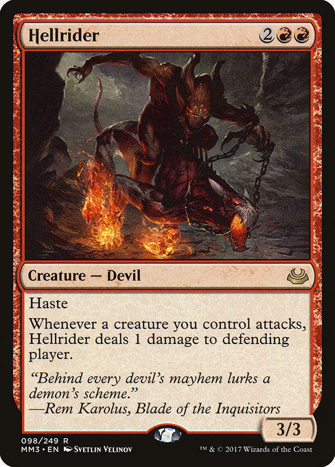 Hellrider [Modern Masters 2017] | Galactic Gamez
