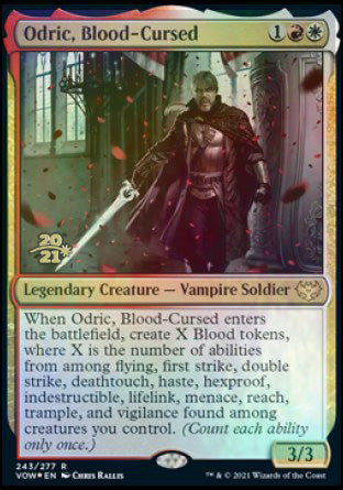 Odric, Blood-Cursed [Innistrad: Crimson Vow Prerelease Promos] | Galactic Gamez