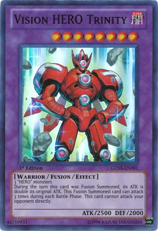 Vision HERO Trinity [GENF-EN091] Super Rare | Galactic Gamez